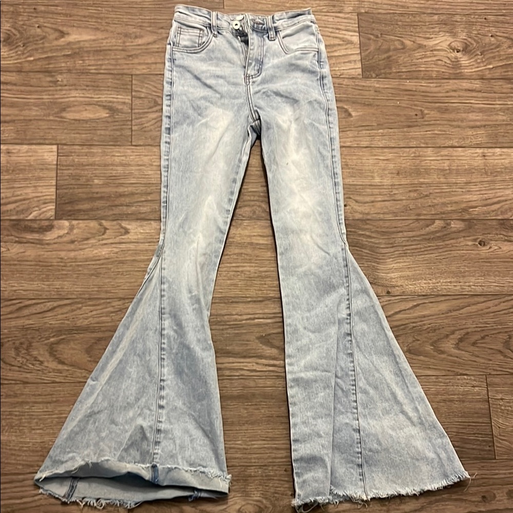 Light Blue Flared Women's Jeans